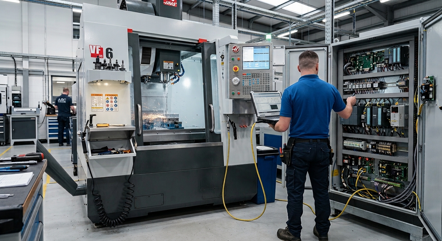 Diagnóstico técnico de maquinaria CNC