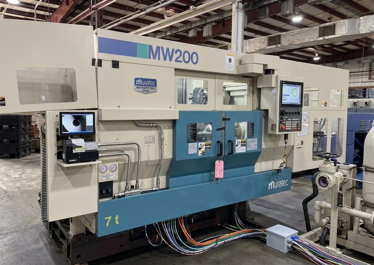 Máquina CNC reacondicionada con pantalla táctil e integración de CNCSystems